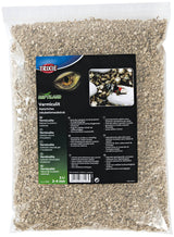 Klare Verpackung mit naturfarbenem Vermiculit als Inkubationssubstrat, Aufdruck zeigt Trixie Reptiland-Branding.
