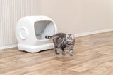 Selbstreinigende Katzentoilette XL mit breiter Öffnung für große Katzen