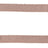 Beige Hundeleine mit schwarzem Griff und silbernem Karabinerhaken, abgebildet auf weißem Hintergrund.