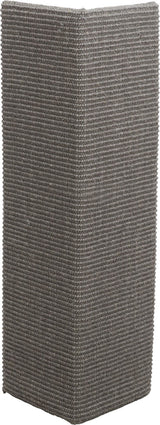 Grauer, rechteckiger, hochkant stehender Block mit grob gewebter Oberfläche aus textilähnlichem Material.