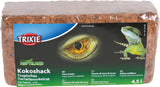 Paket Kokosfasern für Tropenterrarien, mit Verpackungsdesign eines Reptilienauges und grünem Reptil, 4,5 Liter.
