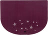 Rechteckige, dunkelrote Matte mit weißen Sternmotiven und schwarzem Logo "Trixie" unten.