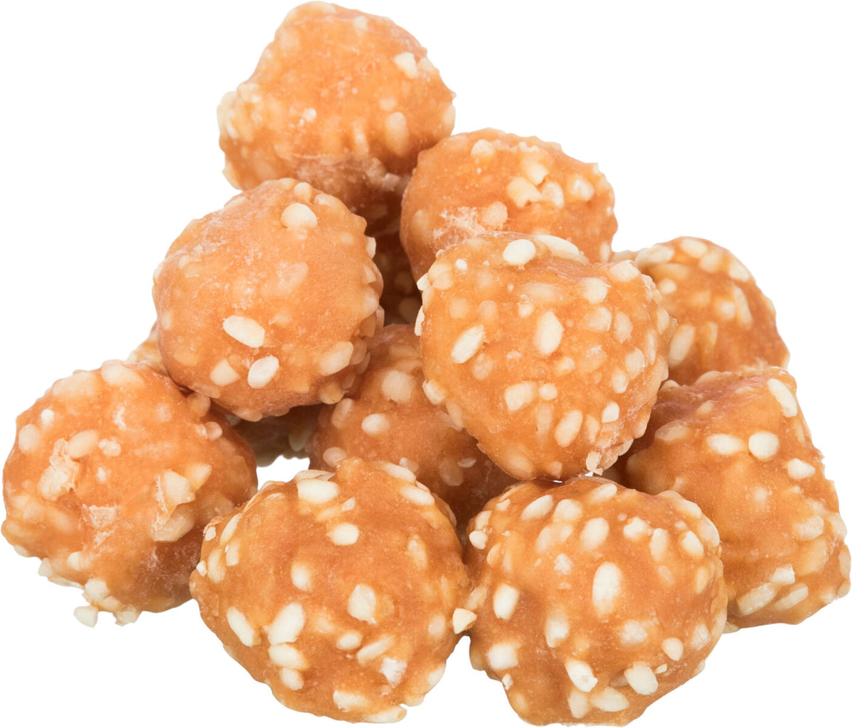 Balls mit Huhn & Reis